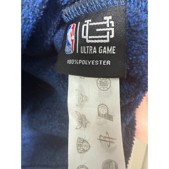 Ultra Game NBA Philadelphia 76ers Blue & Black 1/4 Zip Fleece Men's Size Medium - Picture 7 of 10
